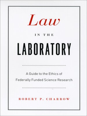 cover image of Law in the Laboratory